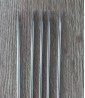 Set van 5 breinaalden zonder knop RVS - 2mm - 35cm