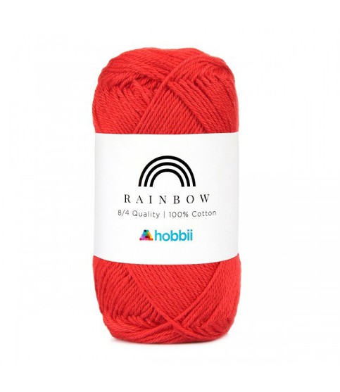 Rainbow Cotton 8/4 - 58 - Rood