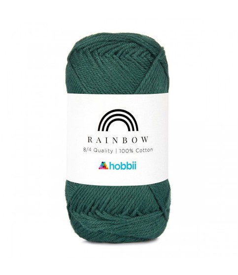 Rainbow Cotton 8/4 - 100 - Diep Jungle Groen