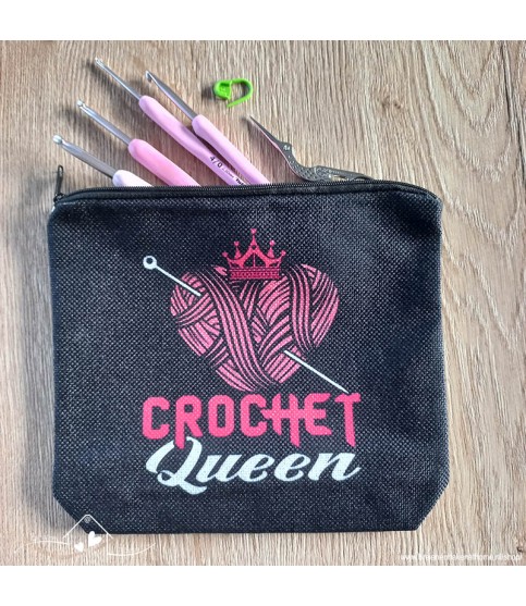 Haaketui - Zwart - 'Crochet Queen'